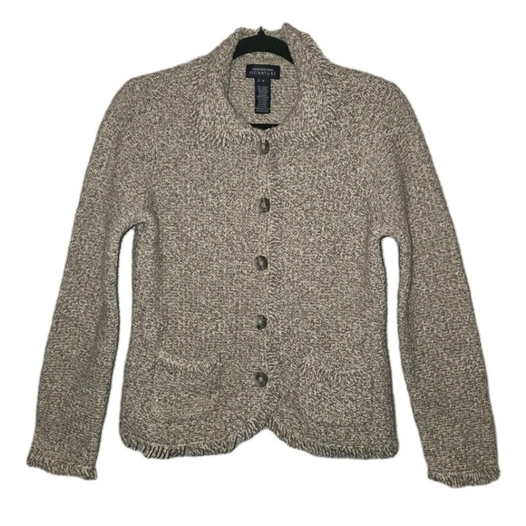 Jones New York Sweaters - Jones New York Signature Sweater Cardigan Wool Angora Blend Women's Size Small